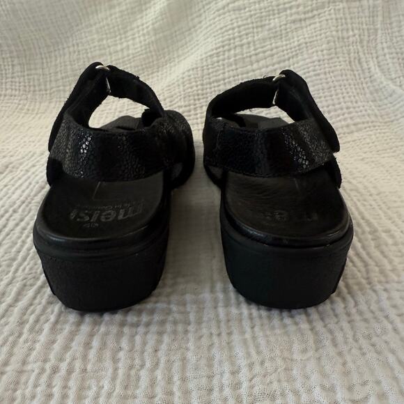 Meisi Women Sandals Size 6 Slides Black
Leather Comfort Adjustable Strap Germany - Picture 4 of 10